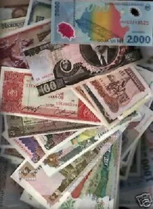 618 異なる UNC 世界銀行紙幣動物ボートポリマー記念コレクション