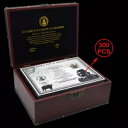 300 個/箱 ジンバブエ 100 兆ドル証明書銀紙幣