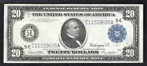 FR。 983a 1914 $20 フランス連邦準備制度理事会メモ、バージニア州リッチモンド、未配布について