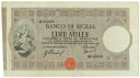 1000 リラ BANCO DI SICILIA BIGLIETTO AL PORTATORE 1919/05/30 BB