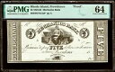 廃止された紙幣 プルーフ 1823 〜 1865 年 プロビデンス RI メカニクス バンク $5 PMG Choice 64