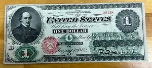 1862 年 $1 1 ドル法定通貨米国紙幣