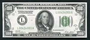 FR 2151-L 1928-A $100 FRN ֥  ǥޥɡ ե˥ե󥷥  ̤ή
