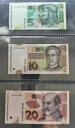 クロアチア 1000、500、200、100、50、20、10、5 クーナ UNC セット