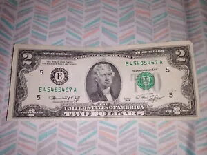 1976 ?軽く流通した 2 ドル紙幣 $2 リッチモンド バージニア