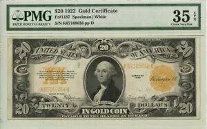 1922 ǯ $20 ɾ Fr# 1187 PMG VF35 EPQ
