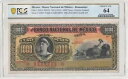 ND1934 メキシコ国立銀行 残り P#S263 M300r 1000 ペソ PCGS ChUnc64