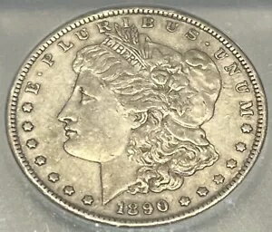 1890-S モーガン シルバー ドル ICG XF45 現物コイン #WF36