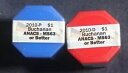 2010 ジェームズ ブキャナン大統領 $1 コイン ロール (P&D ロール) 20 コイン/ロール C52(3)