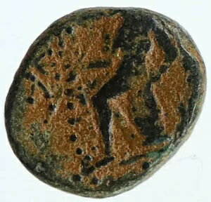 セレウコス IV フィロパテル セレウキッド ギリシャ コイン アルテミス w 矢筒槍 & 鹿 i115843