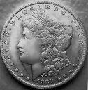 1889-O AU モルガン シルバー ドル 90% シルバー 1 ドル US コイン - 送料無料 #FB21