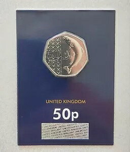50p アトランティック サーモン 2023 コイン プライベート ブリリアント未流通小銭チェッカー付き(3)