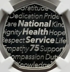 NGC PF69 2023 NHS 国民保健サービス 75th G 英国プルーフ 0.999 シルバー コイン