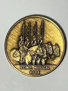 楽天コインと紙幣　WORLD RESOURCERCMP NWMP ミュージカル ライド ブロンズ メダル コイン 1874 〜 1974 アルバータ ミント ヴィンテージ レア