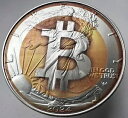 ビットコイン クリプト アメリカン シルバー イーグル 1オンス .999 限定版 シルバー ダラー コイン