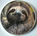 Happy Sloth - アメリカン シルバー イーグル 1オンス .999 限定版 シルバー ダラー コイン