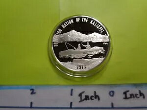 カリスペル族 釣り アメリカン インディアン 1973 主権国家 999 シルバー コイン #G