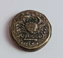 紀元前 460 〜 446 年の古代ギリシャのコイン オオワシとカニ - 銀のテトラドラクマ