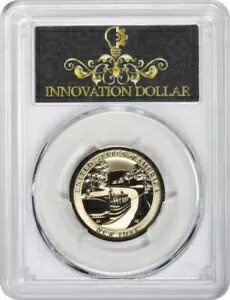 2021-S アメリカ イノベーション ドル NY エリー運河 リバース プルーフ PR70 FS PCGS