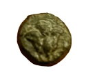 カリア・ローズ。紀元前 400 〜 300 年の古代ギリシャのコイン 2 つのバラ。レア