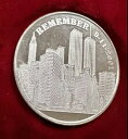 2001 リメンバー 9-11 シルバー オンス .999 BU 収集用コイン God Bless America Commem