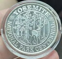 ヨセミテ国立公園 100 周年記念コイン 1 トロイオンス .999 ファイン シルバー ラウンド 箱付き(3)