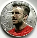 デビッド ベッカム アメリカン シルバー イーグル 1オンス .999 シルバー ダラー コイン 限定版