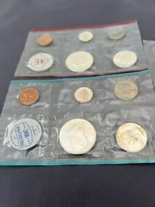 シルバー 1964 フィラデルフィア 2 個とデンバーミント 1 個セット 合計 3 セット オリジナル パッケージ