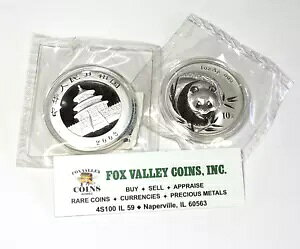 2003中国10元1オンスのプルー...