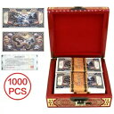 1000 個/レッドボックス中国のドラゴン DIY クリエイティブ紙幣 1 億ドル