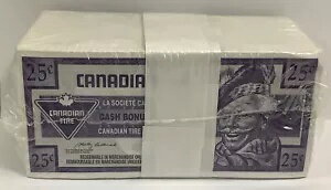 カナダ タイヤ マネー クーポン 25c 9923918500 造幣局のオリジナル シール バンドル