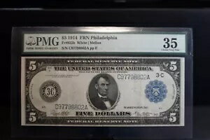 $5 1914 졼 35 祤 եǥե FRN#855B ۥ磻\ ꥢ C97798802A