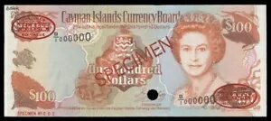 ケイマンの標本、P20 紙幣