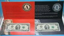 シリーズ 2003 $2 スター紙幣 12 枚セット、各連邦準備銀行に 1 枚ずつ