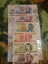 Carpeta De Billes De M?xico、10,20,50,100,200,500 SERIE A 6 pzs Sin Circular