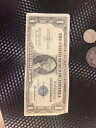 2- 1935 F $1 ドル シルバー証明書、ブルー シール