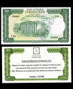 レバノン 10 リーヴル 1956 P-57 標本 (限定版 119/300 ) UNC