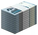 マダガスカル 100 Ariary、2004、P-86c、UNC X 1000 PCS レンガ