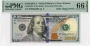 2017A $100-派手なシリアル番号 00333300-バイナリ レーダー- PMG 66GEM