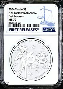 2024 ԥ ѥ󥵡 60 ǯǰ 1  .9999 С $1 ϶⥳ NGC MS70 FR