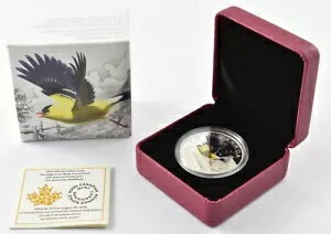 2016 カナダ $20 シルバー渡り鳥大会 アメリカ ゴシキヒワ OGP 付き *4498