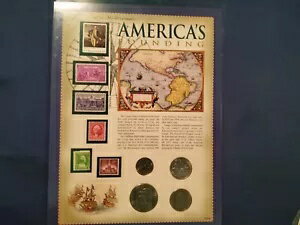 1893 コロンビア アメリカ歴史協会 アメリカ建国の切手とコイン