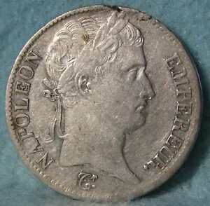 1812-I フランス ナポレオン 5 フラン ラージサイズ 世界銀貨 ニアハイグレード