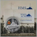 ニュージーランド - 2014 - シルバー ダラー プルーフ コイン - HMS アキレス