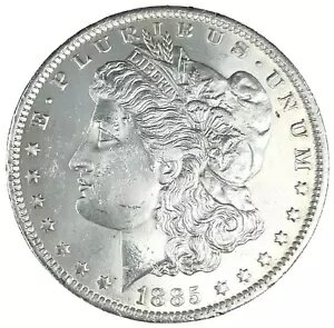1885 O - モルガン ドル、未流通 90% シルバー $1 米国コイン コレクターズ #648(3)