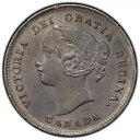 カナダ 1893 5 セント銀貨 - AU