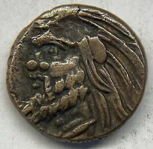 古代ギリシャ パンティカパイオン 紀元前 4 〜 3 世紀 AE 17 コイン SNG BM #890