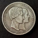 ベルギー - レオポルド 1 世 - とても素敵な 5 フラン硬貨 1853 (2) - 公爵の結婚式