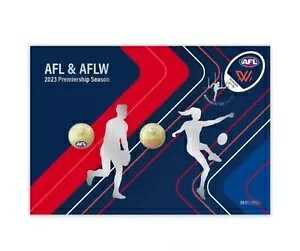 2023 $1 AFL & AFLW インプレッション カラー AFL & AFLW ダブル 2 コイン PNC