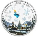2016 $20 純銀貨 ? マイ エンジェル ムラーノ グラス、カナダ(3)